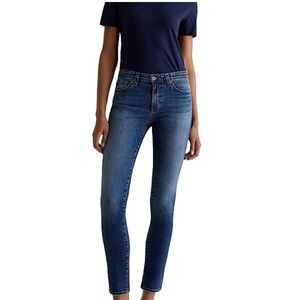 AG Prima Ankle Cigarette Ankle Jeans Size 27 Dark Wash Adriano Goldschmied